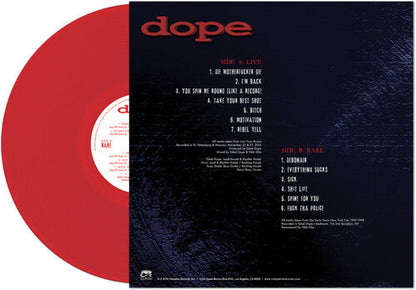 The Dope - Live & Rare - Red Vinyl Record