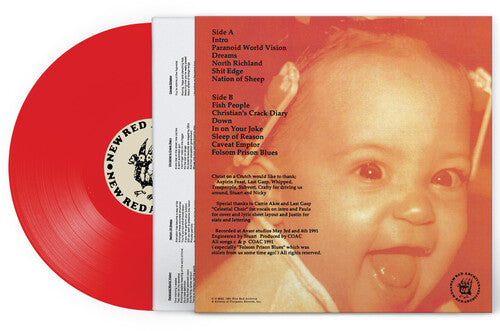 Christ on a Crutch - Crime Pays When Pigs Die - Red Vinyl Record
