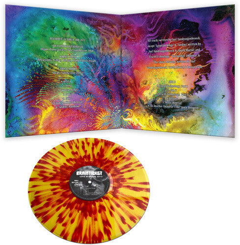 Brainticket - Live In Rome 1973 - Red/yellow Splatter Vinyl Record