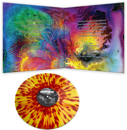 Brainticket - Live In Rome 1973 - Red/yellow Splatter Vinyl Record
