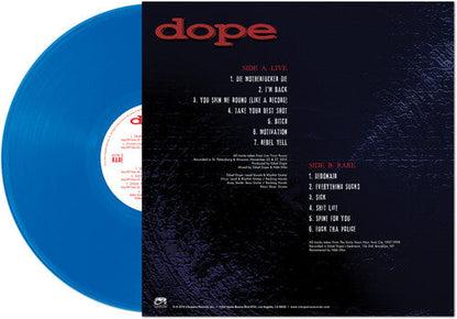The Dope - Live & Rare - Blue Vinyl Record