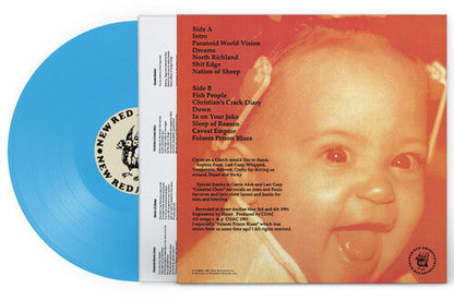 Christ on a Crutch - Crime Pays When Pigs Die - Blue Vinyl Record