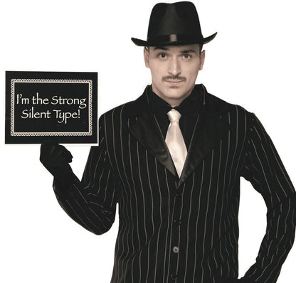 Silent Movie Old Time 1920's Gangster Adult Costume Standard