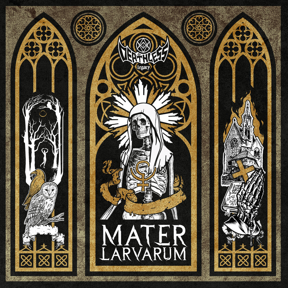 the album cover for Deathless Legacy - Mater Larvarum
