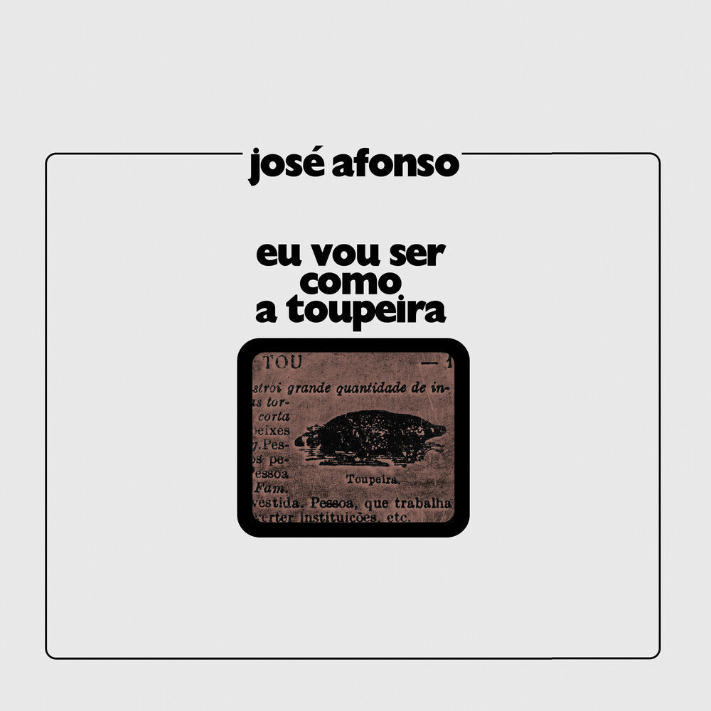 Eu Vou Ser Como A Toupeira [LP] Vinyl Record