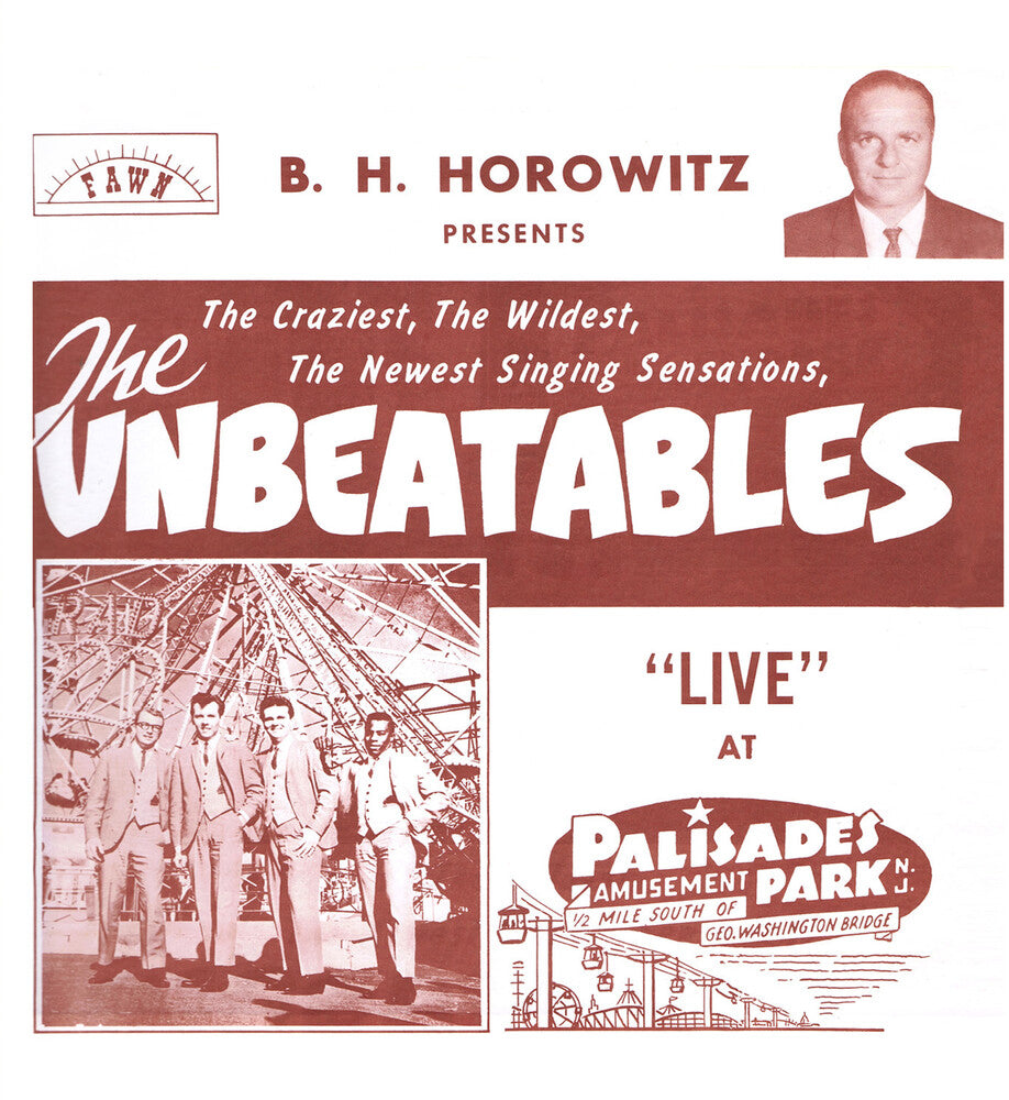 the album cover for Gene Cornish  & The Unbeatables - Live At Palisades Amusement Park (Mod)