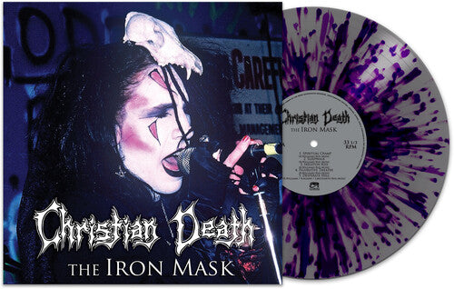Christian Death - The Iron Mask [Silver/Purple Splatter] Vinyl Record