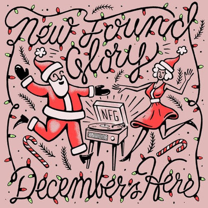 New Found Glory - December's Here - Light Pink Vinyl Record