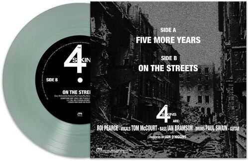 The 4-Skins - Five More Years - COKE BOTTLE GREEN Vinyl Record