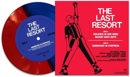 The Last Resort - Violence In Our Minds - RED/BLUE SPLIT Vinyl Record
