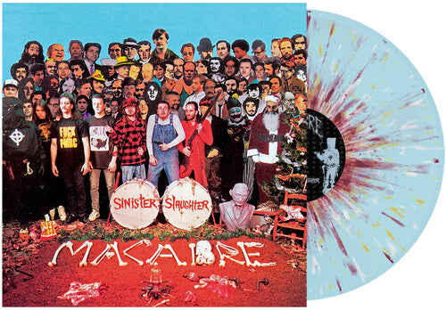 Macabre - Sinister Slaughter [Baby Blue with Multi color Splatter] Vinyl Record