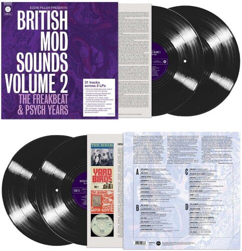 Various Artists - Eddie Piller Presents British Mod Sounds Of The 1960s Volume 2: The Freakbeat & Psych Years [2LP] Vinyl Record