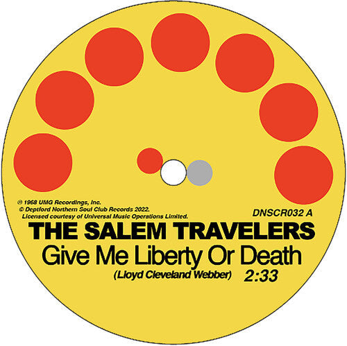 Salem Travelers - Tell It Like It Is/give Me Liberty Or Death Vinyl Record