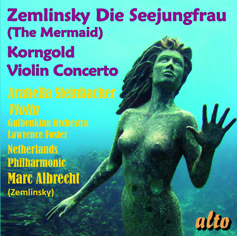 the album cover for Marc Albrecht - Zemlinsky: Die Seejungfrau (The Mermaid) Korngold