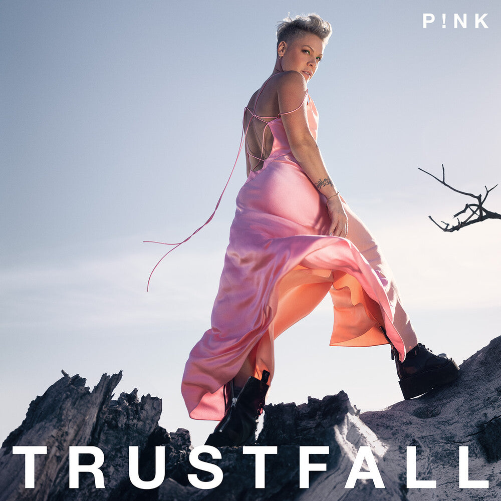 the album cover for P!NK - TRUSTFALL