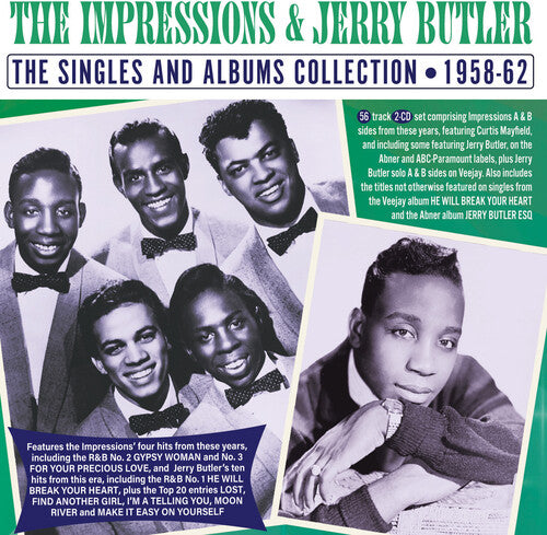 Impressions / Butler,jerry - Singles And Albums Collection 1958-62 - Music CD