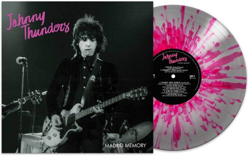 Johnny Thunders - Madrid Memory [Silver/Pink Splatter] Vinyl Record