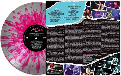 Johnny Thunders - Madrid Memory [Silver/Pink Splatter] Vinyl Record