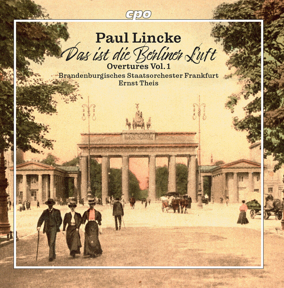 the album cover for Lincke / Brandenburgisches Staatsorchester Frankfu - V1: Overtures