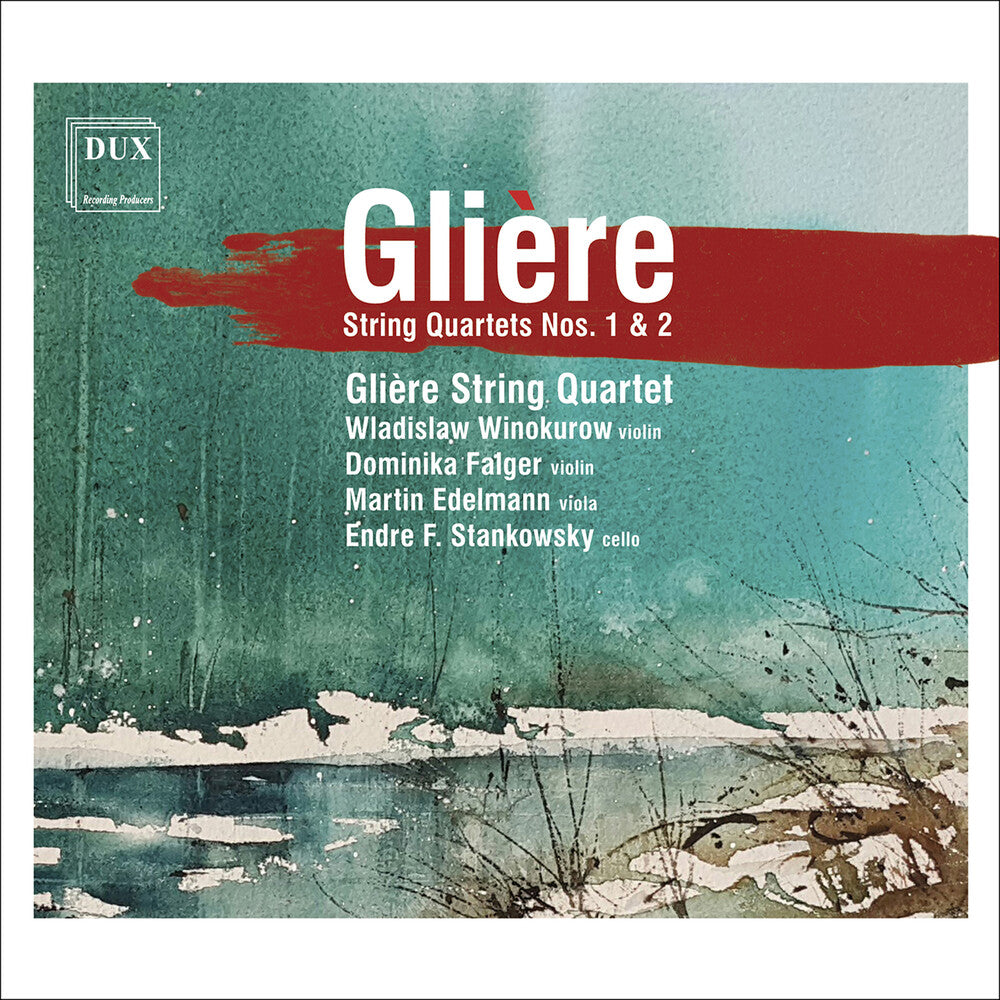 the album cover for Gliere / Wladislaw Winokurow - String Quartets Nos. 1 & 2
