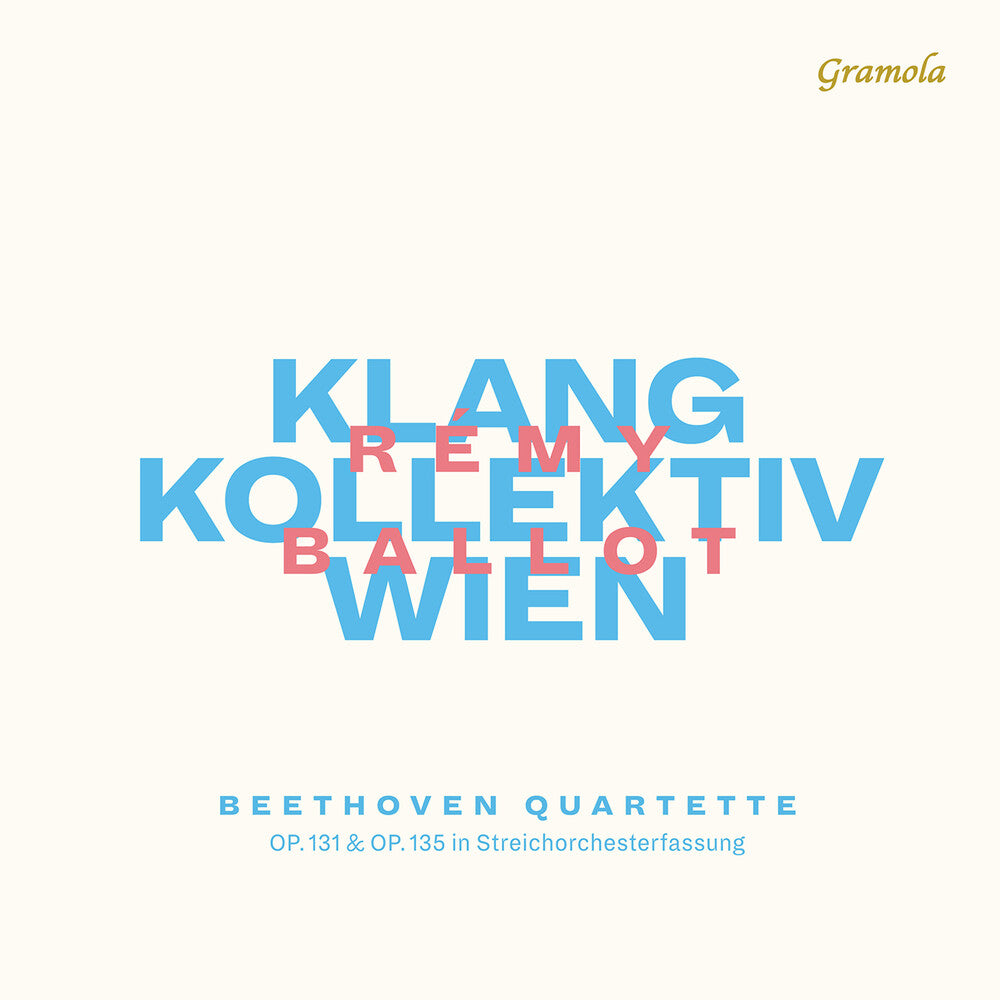 the album cover for Beethoven / Klangkollektiv Wien - Quartette