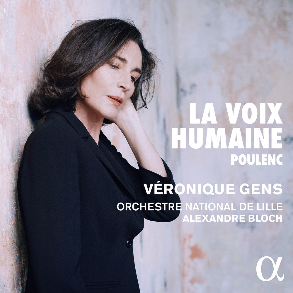 the album cover for Poulenc / Gens / Orchestre National De Lille - La Voix Humaine