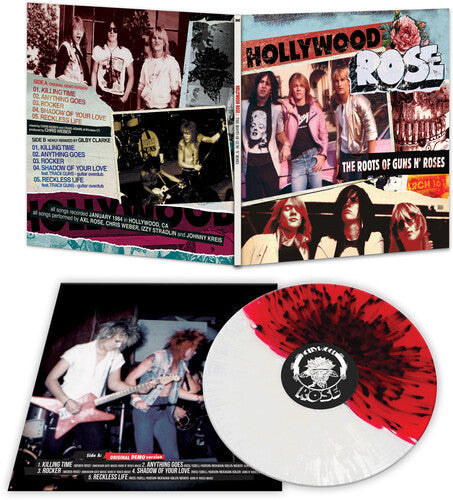 Hollywood Rose - The Roots of Guns N' Roses [Red/White Splatter] Vinyl Record