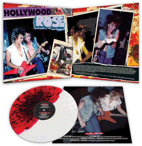 Hollywood Rose - The Roots of Guns N' Roses [Red/White Splatter] Vinyl Record