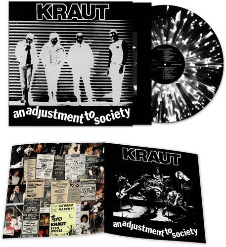 Kraut - An Adjustment To Society [Black & White Splatter] Vinyl Record
