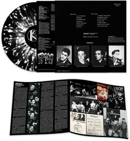 Kraut - An Adjustment To Society [Black & White Splatter] Vinyl Record