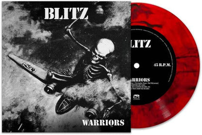 Blitz - Warriors (Red Marble) Vinyl Record