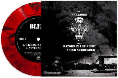 Blitz - Warriors (Red Marble) Vinyl Record
