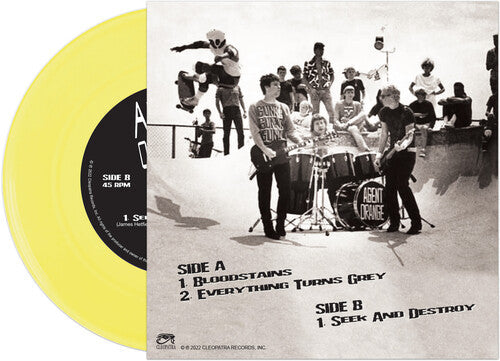 Agent Orange - Bloodstains [Yellow 7-inch] Vinyl Record