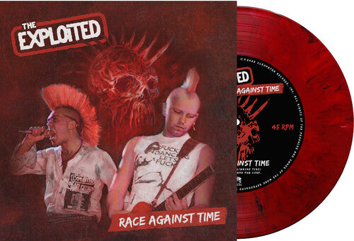 The Exploited - Race Against Time [Red Marble] Vinyl Record