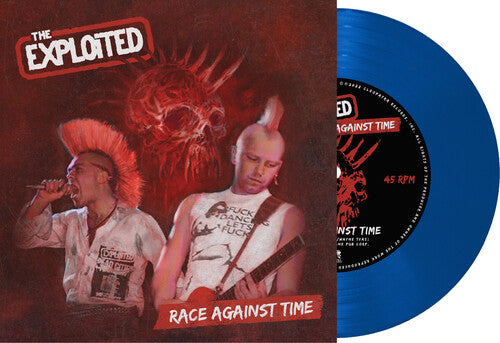 The Exploited - Race Against Time [Blue] Vinyl Record