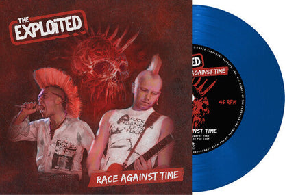 The Exploited - Race Against Time [Blue] Vinyl Record