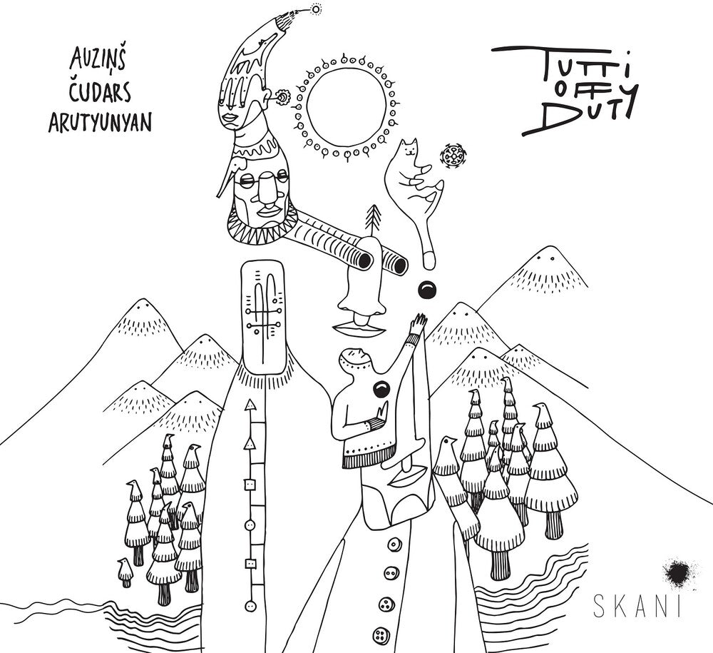 the album cover for Karlis Auzins  / Cudars,Matiss / Arutyunyan,Ivars - Tutti Off Duty (Uk)