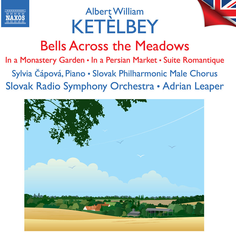 the album cover for Ketelbey / Capova / Slovak Philharmonic Male Choru - Bells Across The Meadows