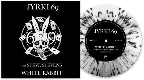 Steve Stevens - White Rabbit - Black/white Splatter Vinyl Record