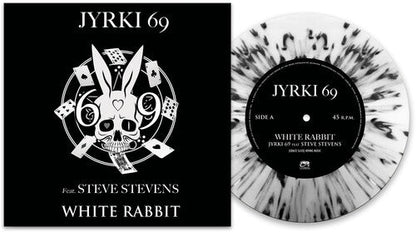 Steve Stevens - White Rabbit - Black/white Splatter Vinyl Record