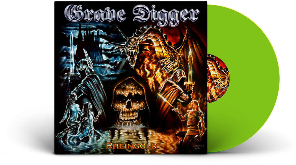 Grave Digger - Rheingold - Green [Colored Vinyl] (Grn) [Limited Edition] Vinyl Record