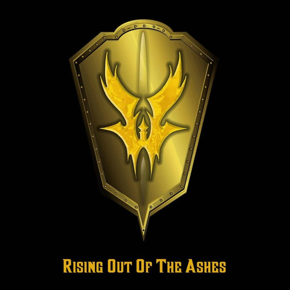 the album cover for Warlord - Rising Out Of The Ashes - Evergreen [Colored Vinyl] (Grn)
