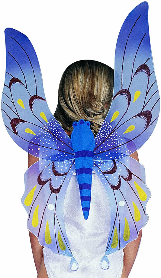 Blue Fairy Wings For Child or adult 34 X 23 inches