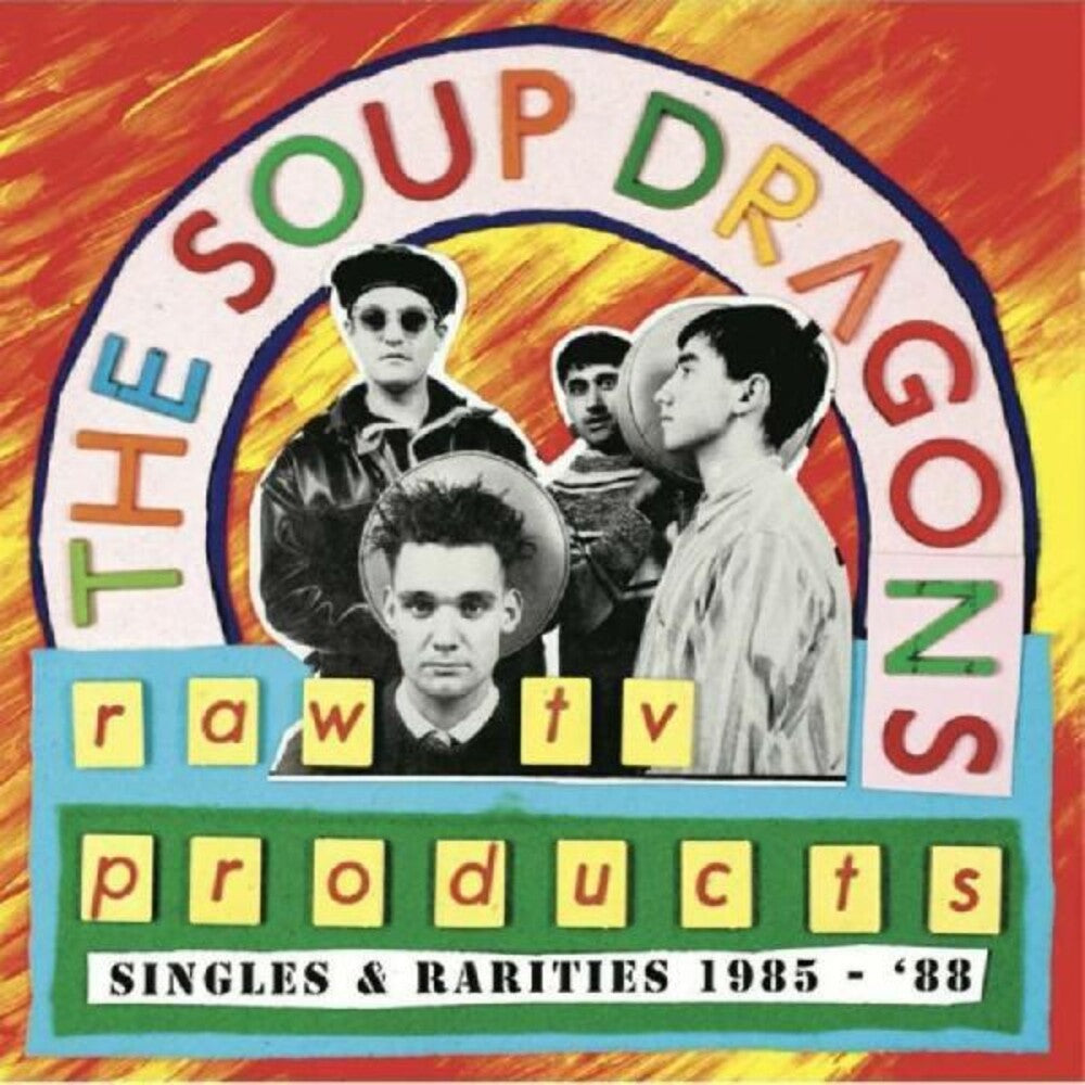 SOUP DRAGONS - Raw Tv Products - Singles & Rarities 1985-88 (Red) [LP] Vinyl Record