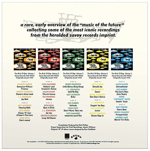 Various Artists - The Birth Of Bop: The Savoy 10-Inch LP Collection Vinyl Record