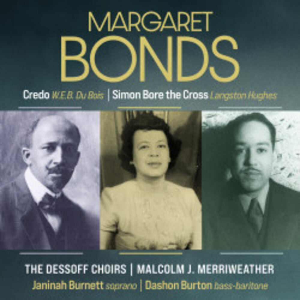 the album cover for Bonds / Burnett / Burton - Credo Simon Bore The Cross