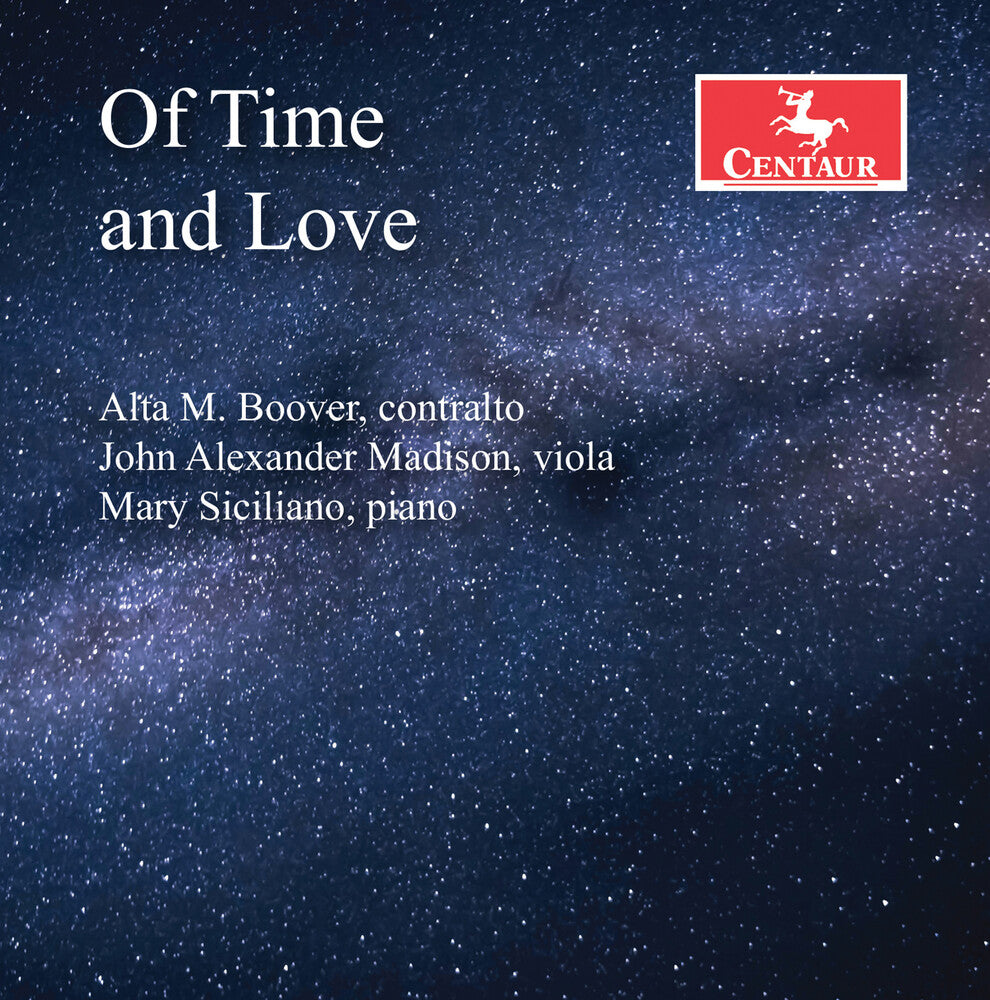 the album cover for Bacri / Brahms / Boover - Of Time & Love