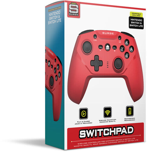 Surge Swi Wls Pro Contr Red - Surge Swi Wls Pro Contr Red - Game Accessories
