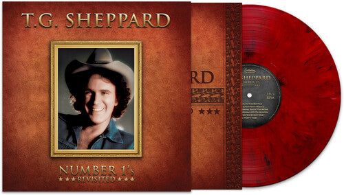 T.G. Sheppard - Number 1's Revisited - Red Marble Vinyl Record