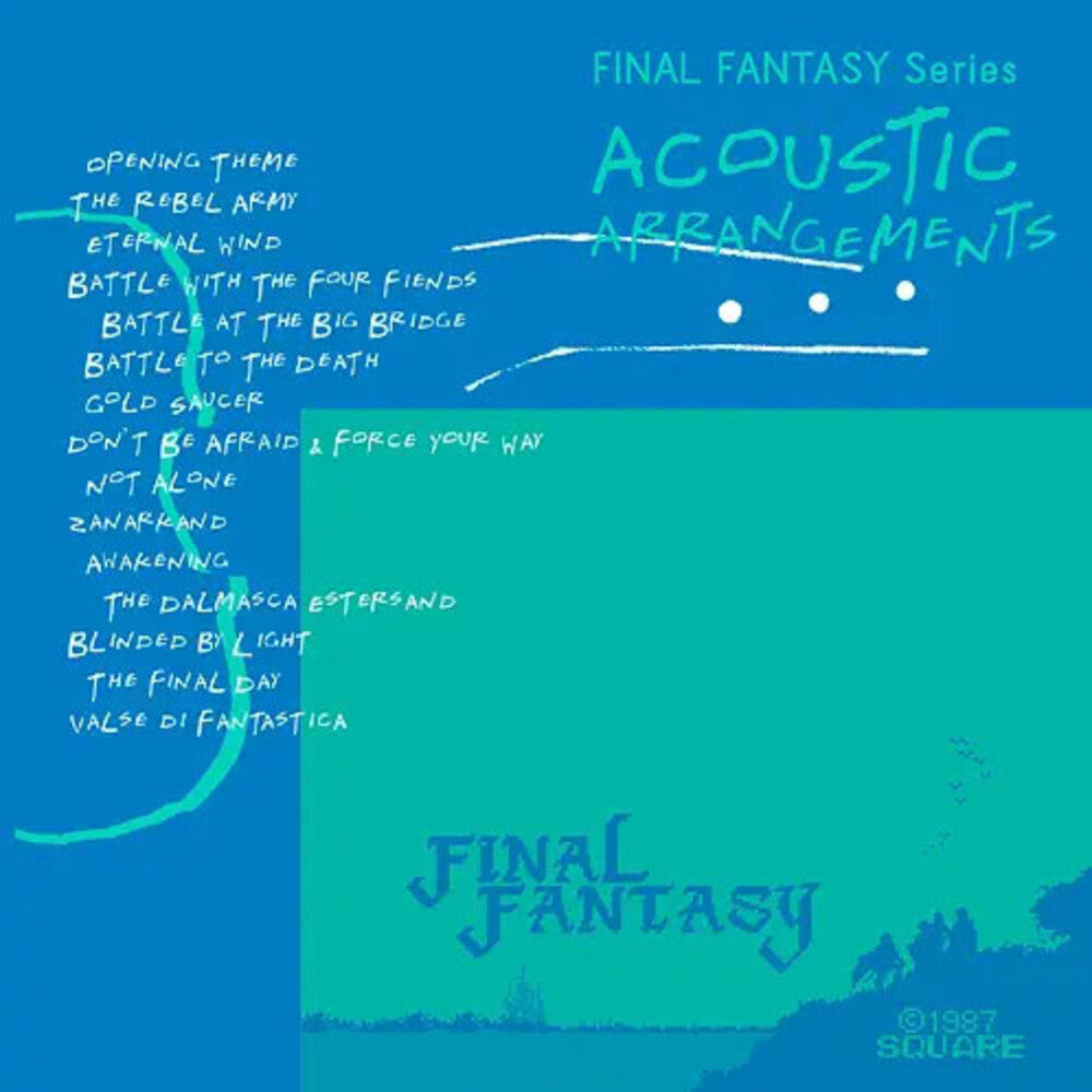 the album cover for Final Fantasy Series Acoustic Arrangements O.S.T. - Final Fantasy Series Acoustic Arrangements - Game Soundtrack